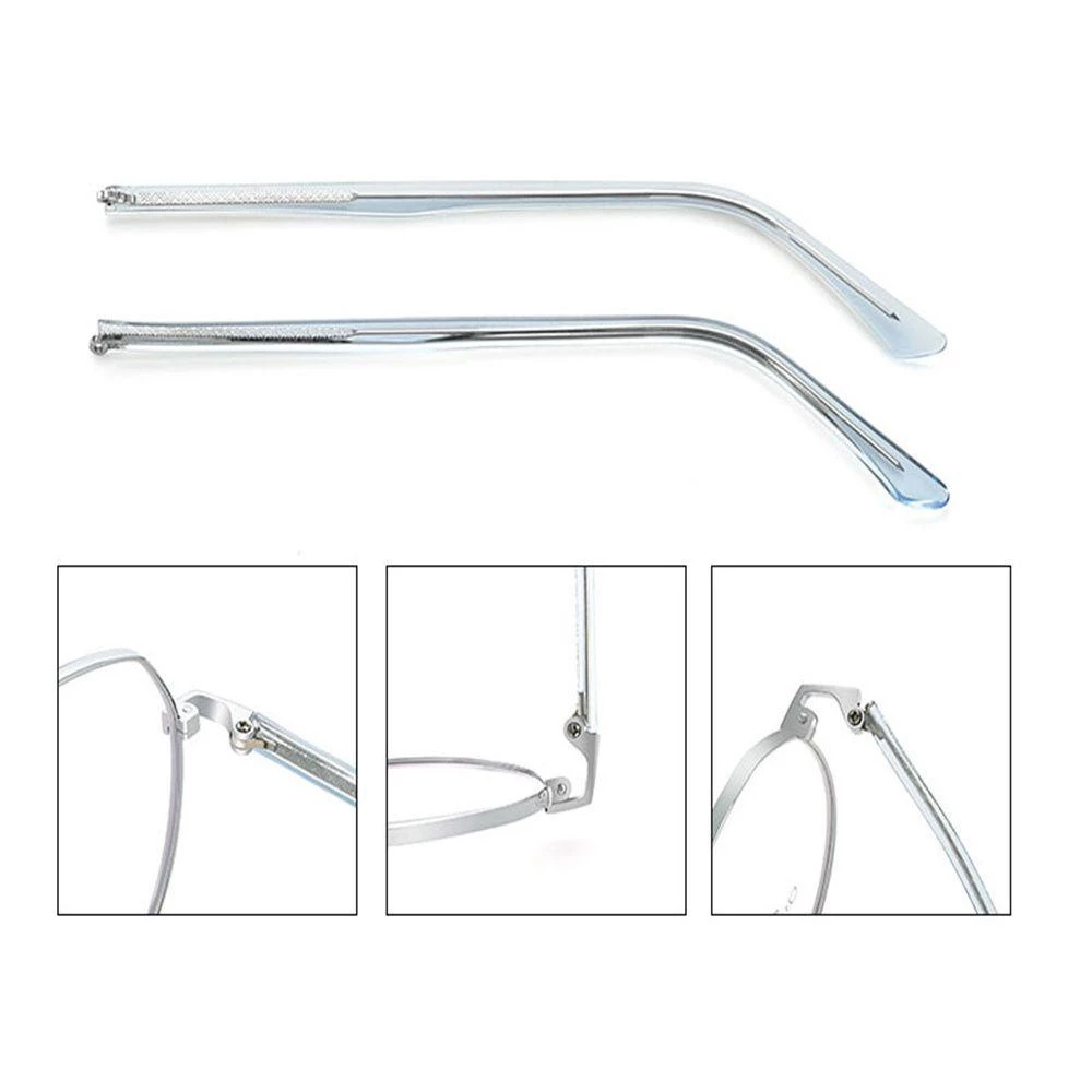 แขนแว่นตาสีฟ้า โลหะ สากล เครื่องมือซ่อมแว่นตา อุปกรณ์เสริม